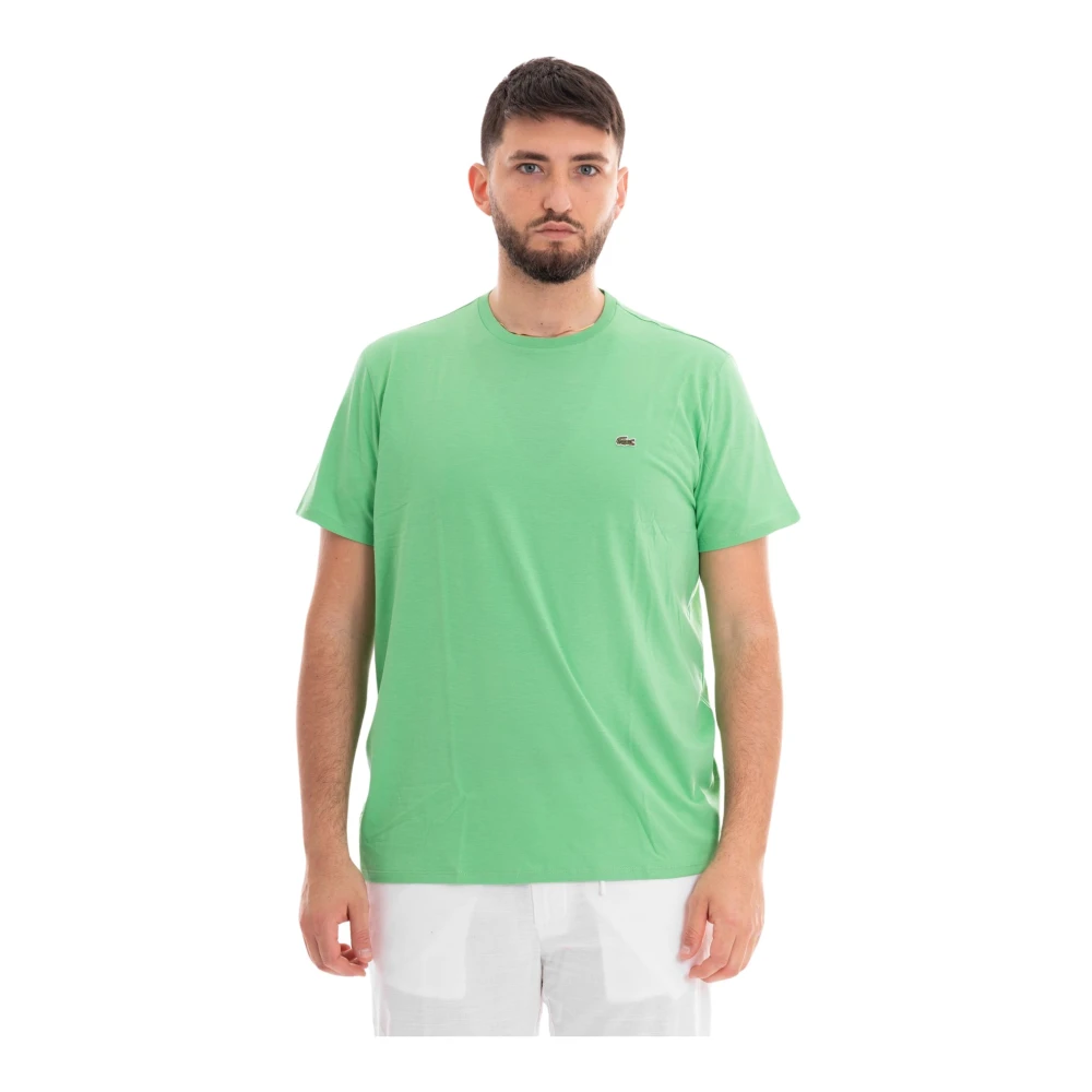 Lacoste Mannen Crew Neck T-Shirt Green Heren