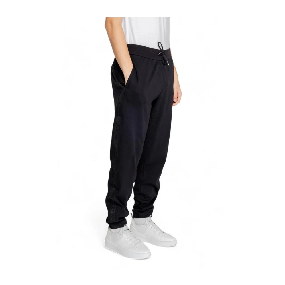 Armani Exchange Klassieke pasvorm katoenen jeans & broeken Black Heren