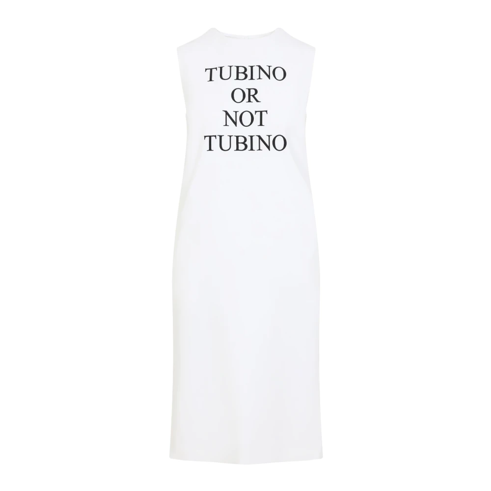 Moschino Witte Jurk voor Vrouwen Elegante Stijl White Dames