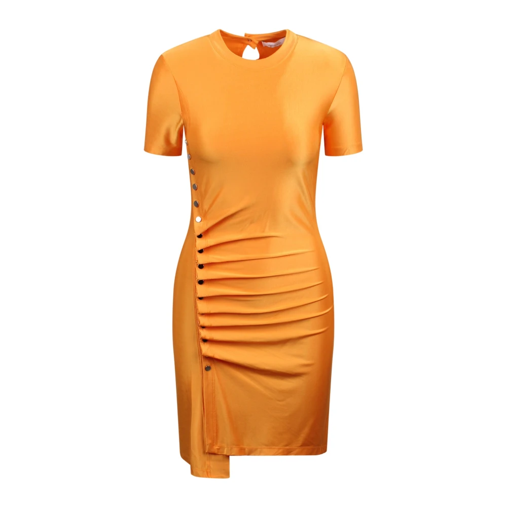 Paco Rabanne Short Dresses Orange Dames