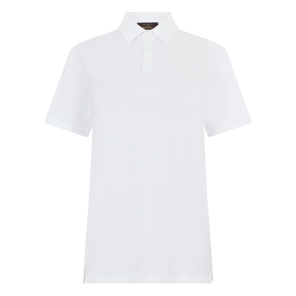 Slowear Uomo Bianco - Polo Slim-Fit In Icecotton - Tops - Xl