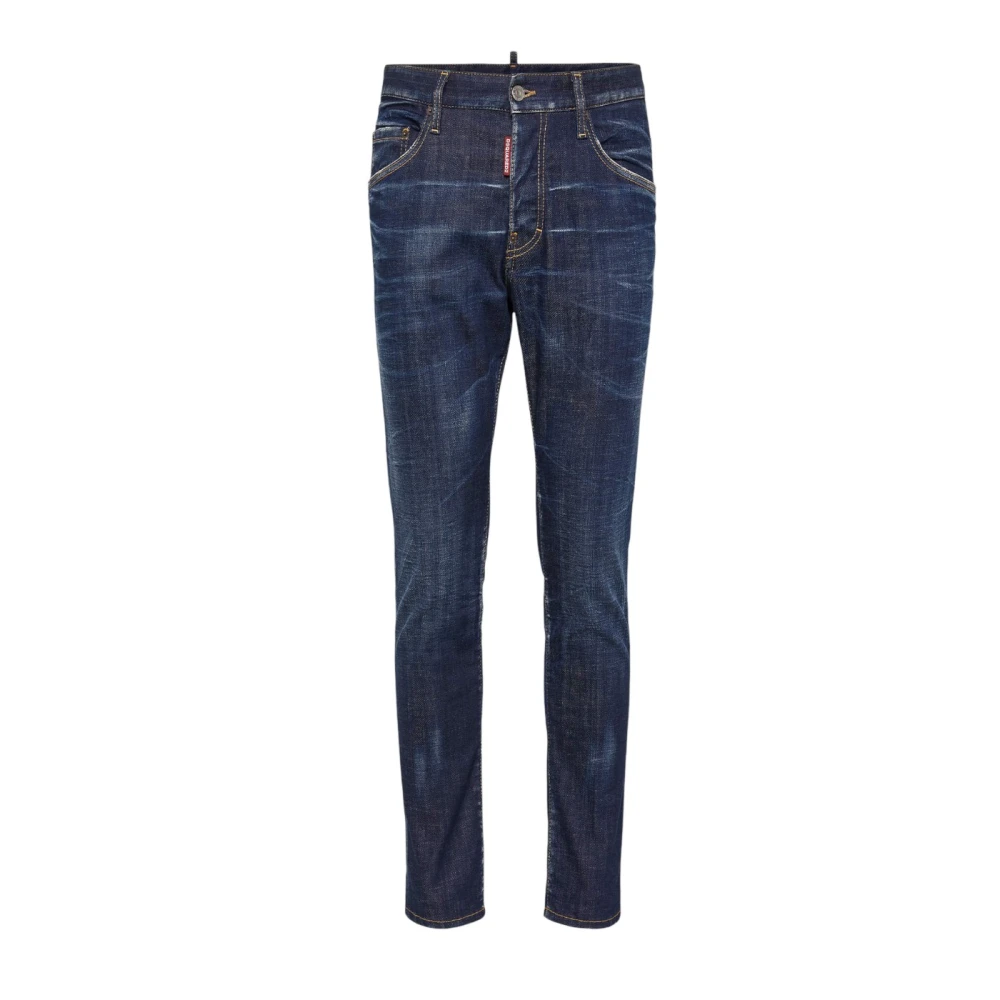 Dsquared2 Blauwe Skater Jeans Tijdloos Ontwerp Blue Heren