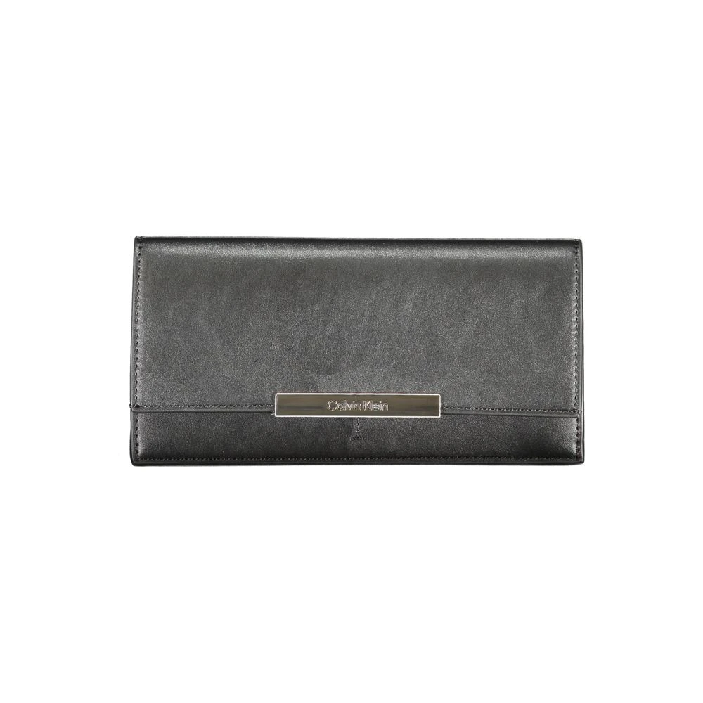 Calvin Klein Zwarte Polyester Portemonnee met RFID-bescherming Black Dames