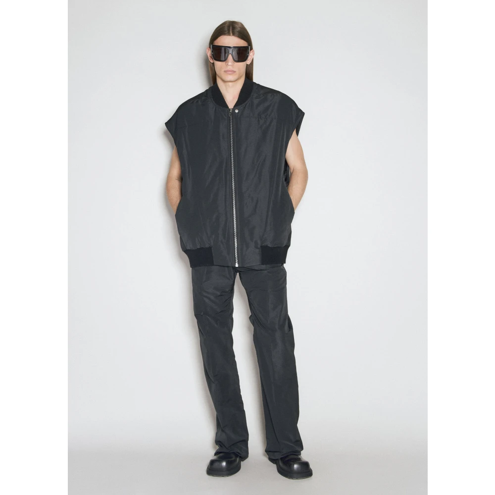 Rick Owens Jumbo Flight Vest Black Heren