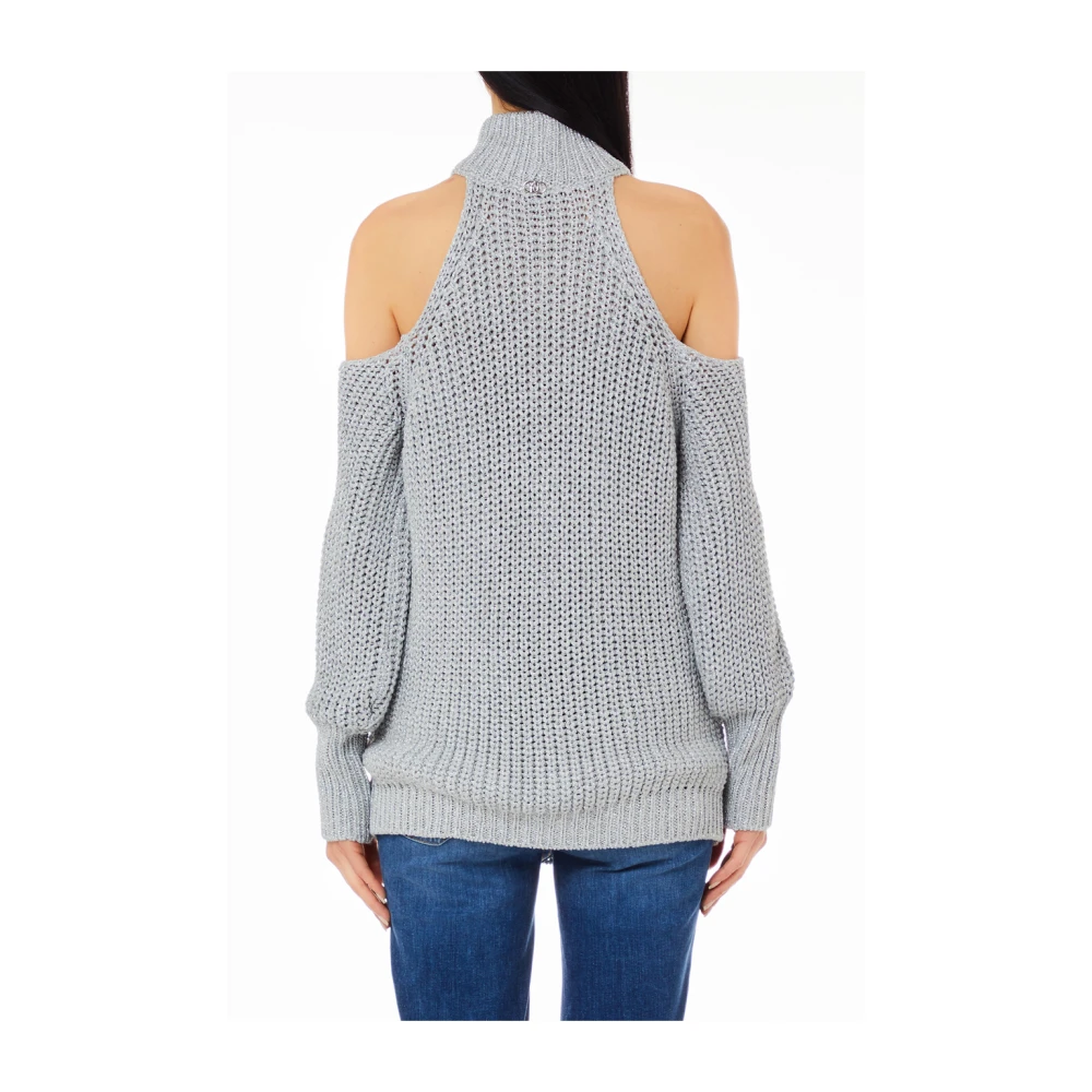 Liu Jo Cut Out Trui in Grijs Gray Dames