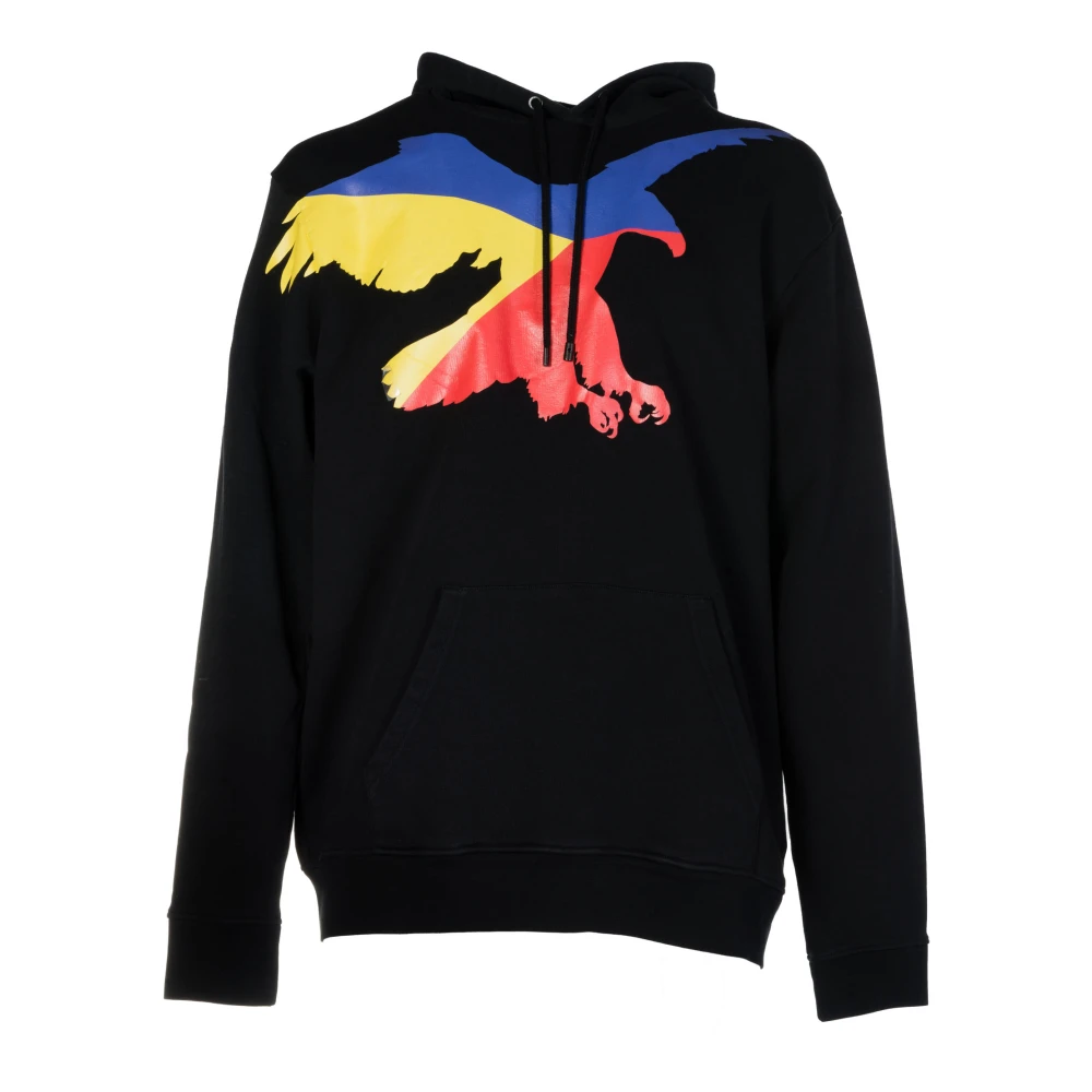 Marcelo Burlon Svart Eagle Stiligt Mode Tillbehör Black, Herr