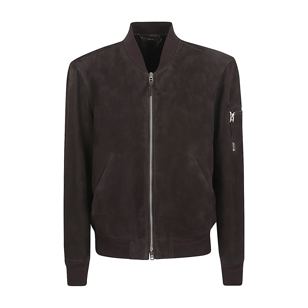 Tom Ford Men's Brown Jackets - Bomber Jackets - L - Jackets