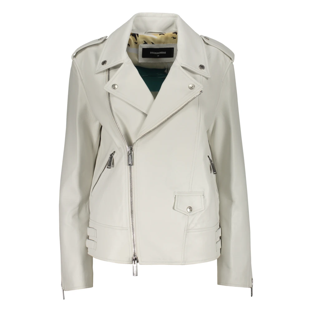 Jackets > Leather Jackets - - Dsquared2 - Modalova