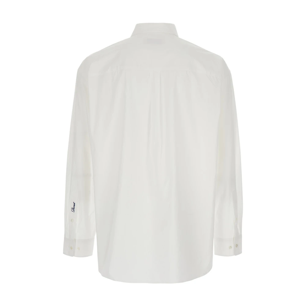 Dunst Witte Oversized Unisex Shirt White Dames