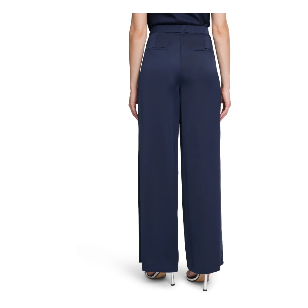 Vera Mont Elegant Suit Trousers with Pockets Blue Dames