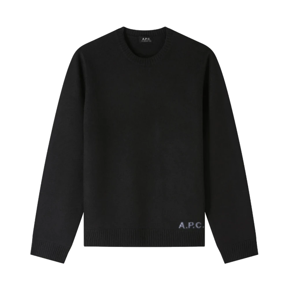 A.p.c. Zwarte Edward Trui voor Mannen Black Heren