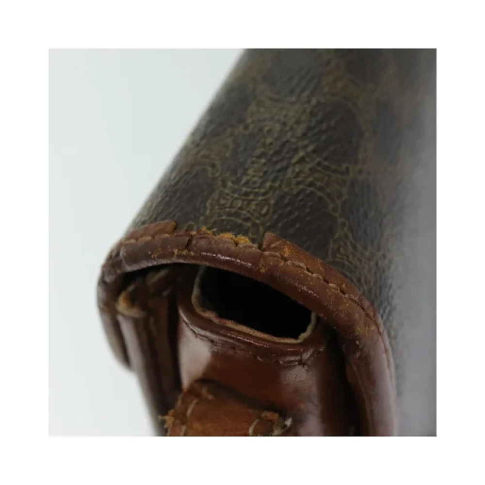 Celine Vintage Pre-owned Canvas backpacks Brown Dames