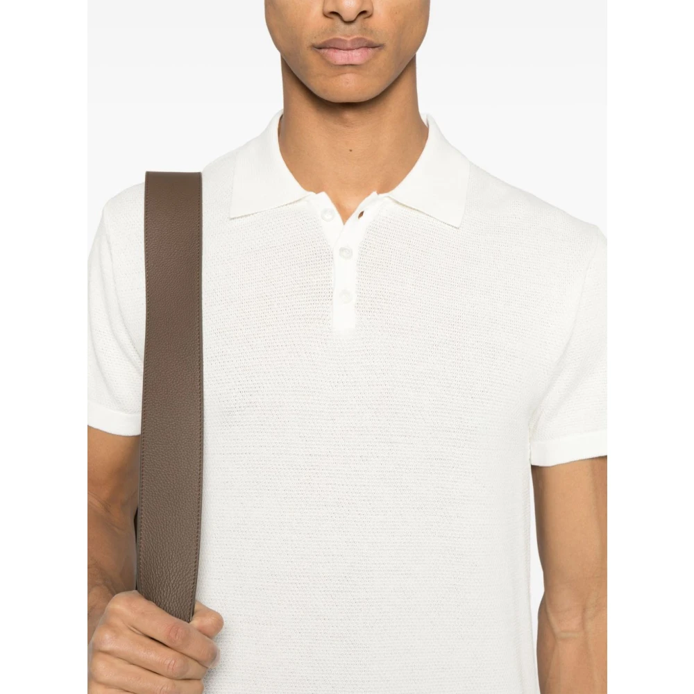 Daniele Fiesoli Witte Button-Up T-shirts en Polos White Heren