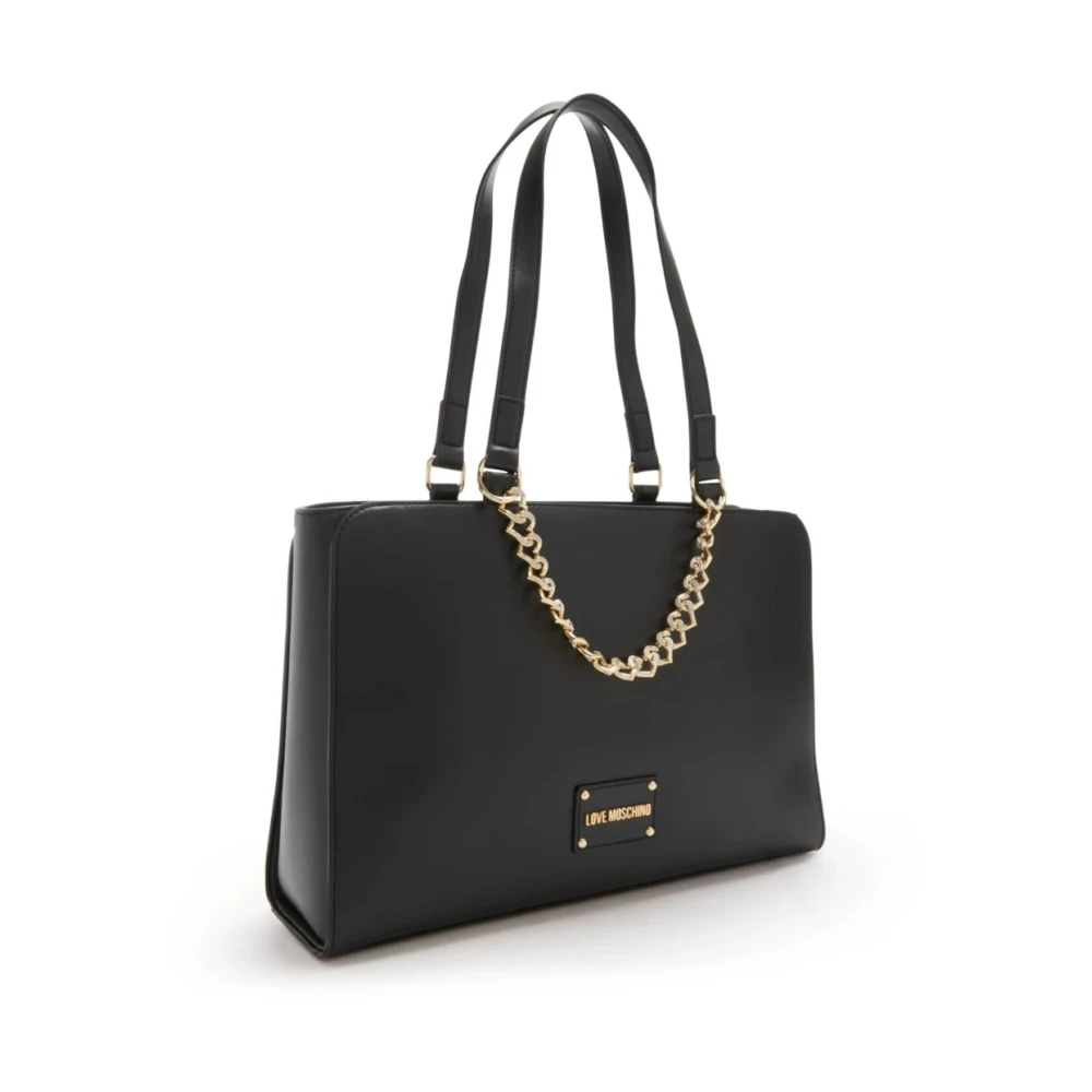 Love Moschino Stijlvolle PU-tas Black Dames