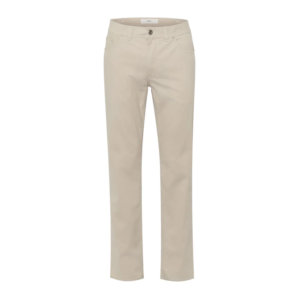 BRAX Beige Katoenen Zomerbroek Slim Fit Beige Heren