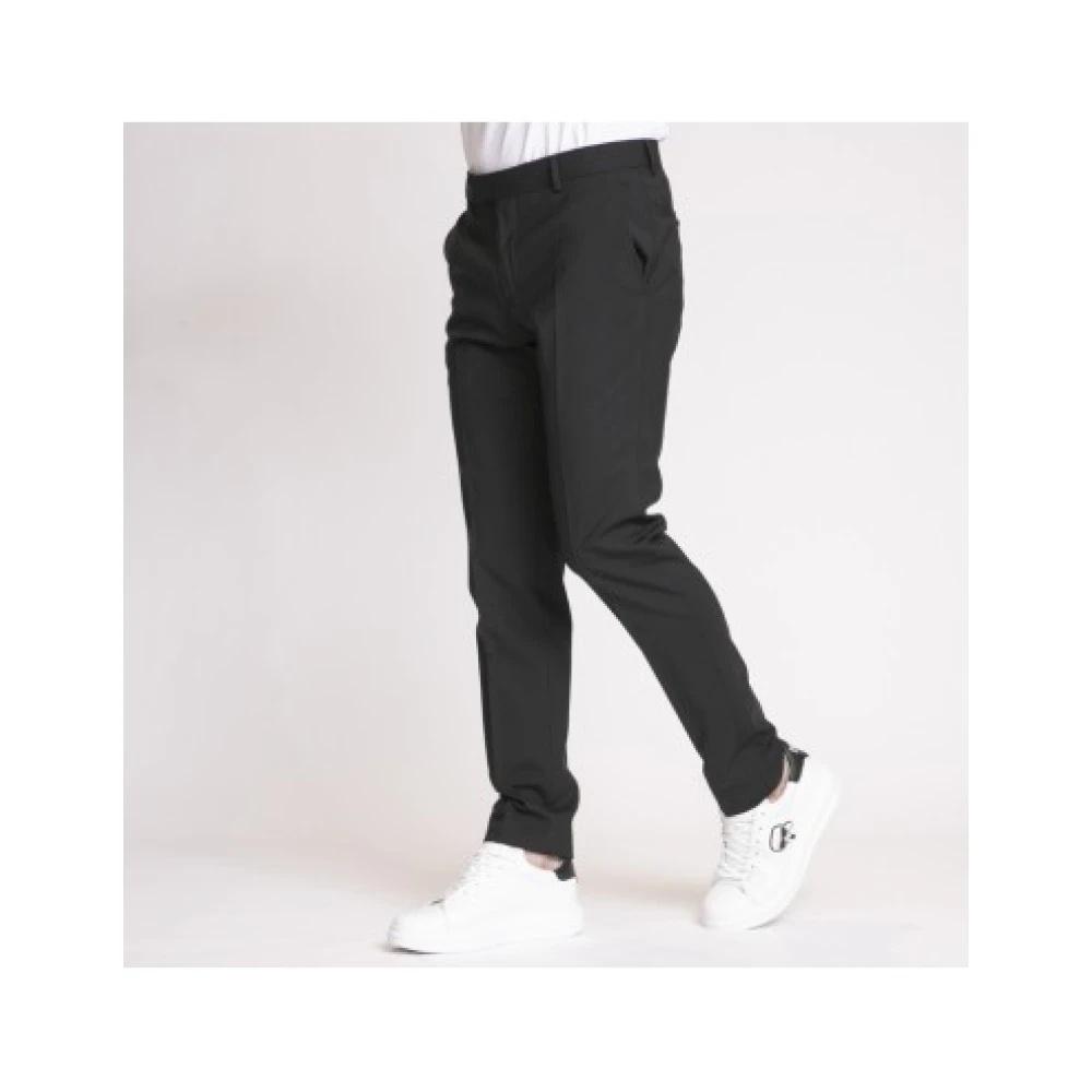 Karl Lagerfeld Zwarte Kostuumbroek Black Heren