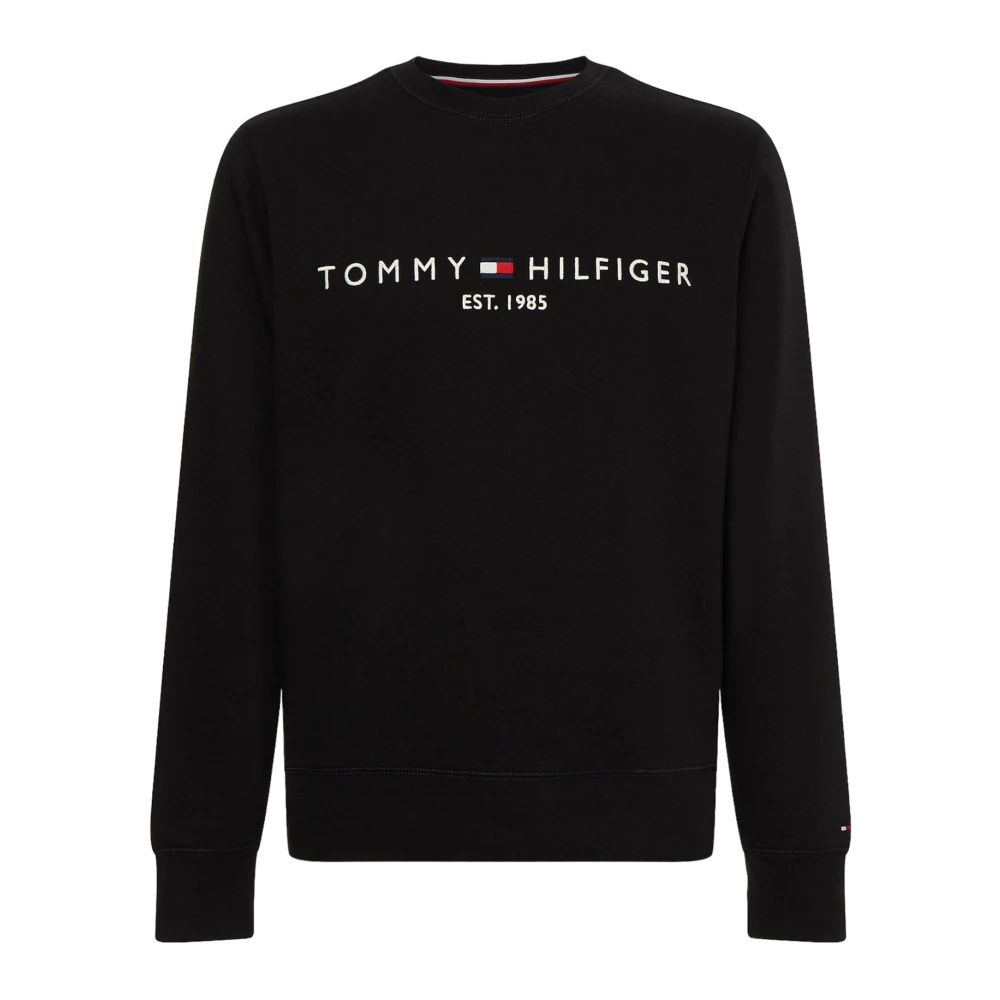 Tommy Hilfiger Men's Black Sweatshirts, 2XL, Stylish Sweatshirt Mw0mw11596 Bds
