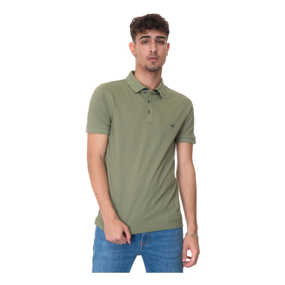 Fay - Tops > Polo Shirts - Green - Fay - Modalova