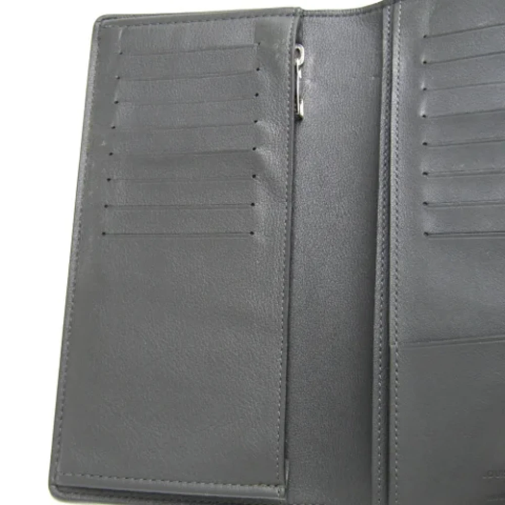 Louis Vuitton Vintage Pre-owned Leather wallets Black Heren