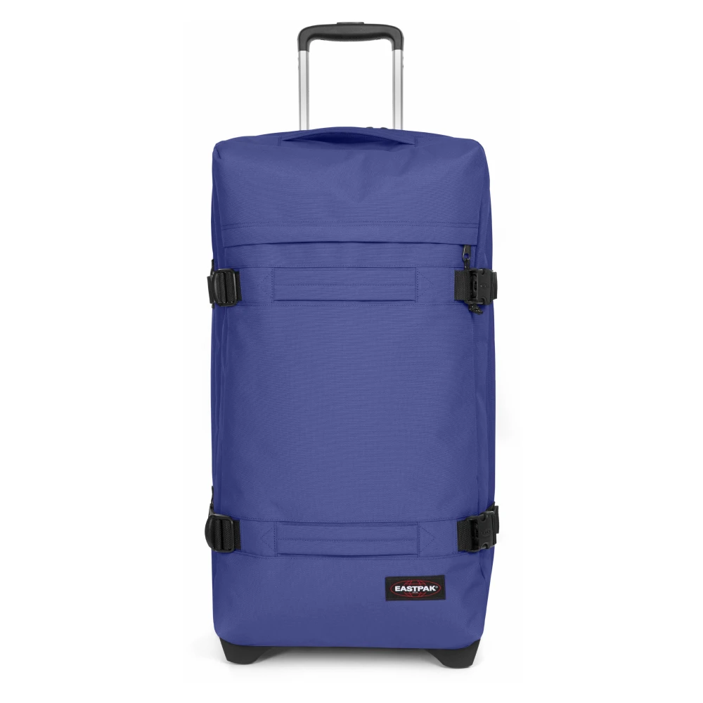Eastpak Unisex Blue Suitcase With Wheels Transit'r M
