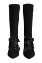 bottes-noires-a-lacets-mi-mollet
