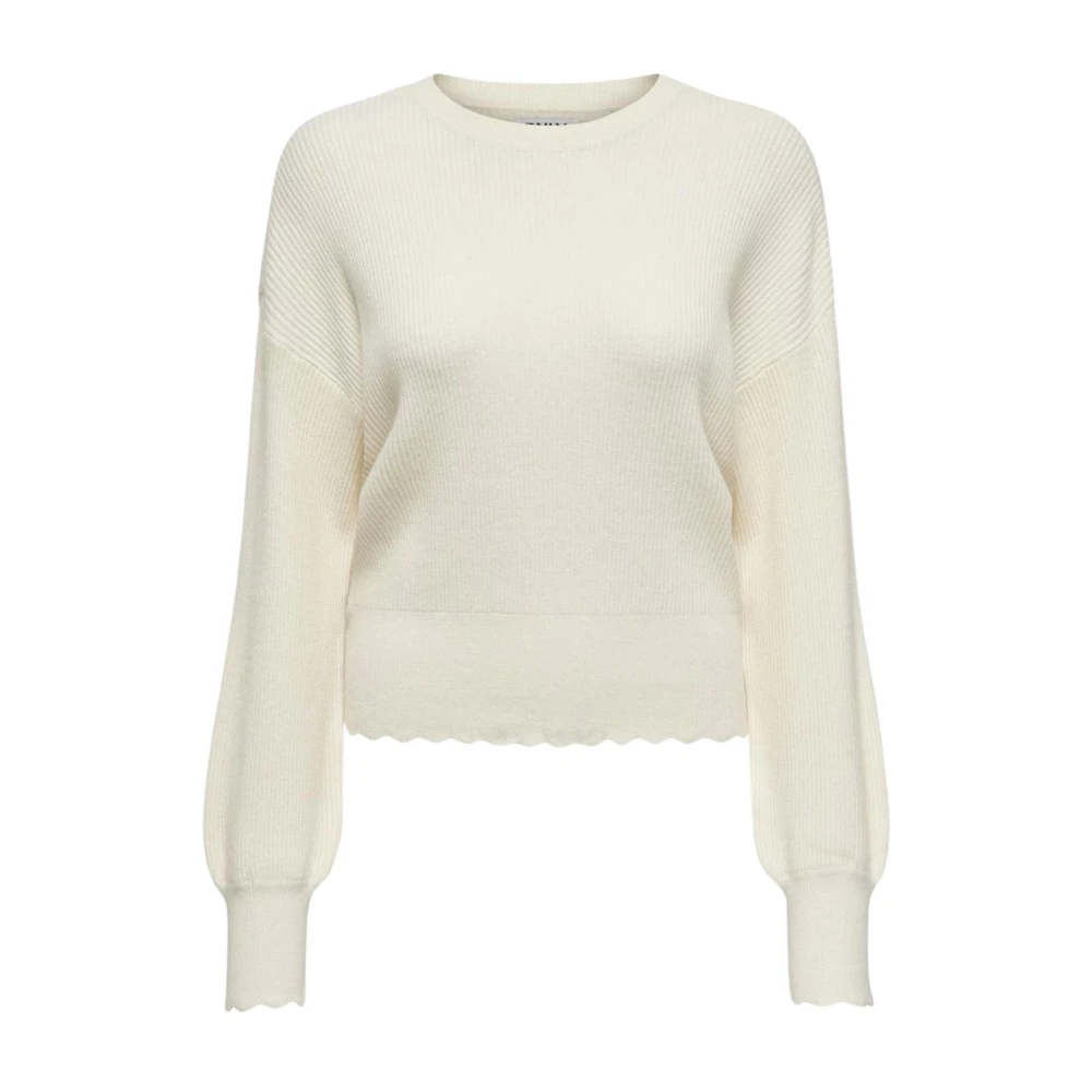 Only Stijlvolle Trui voor Mannen Beige Dames