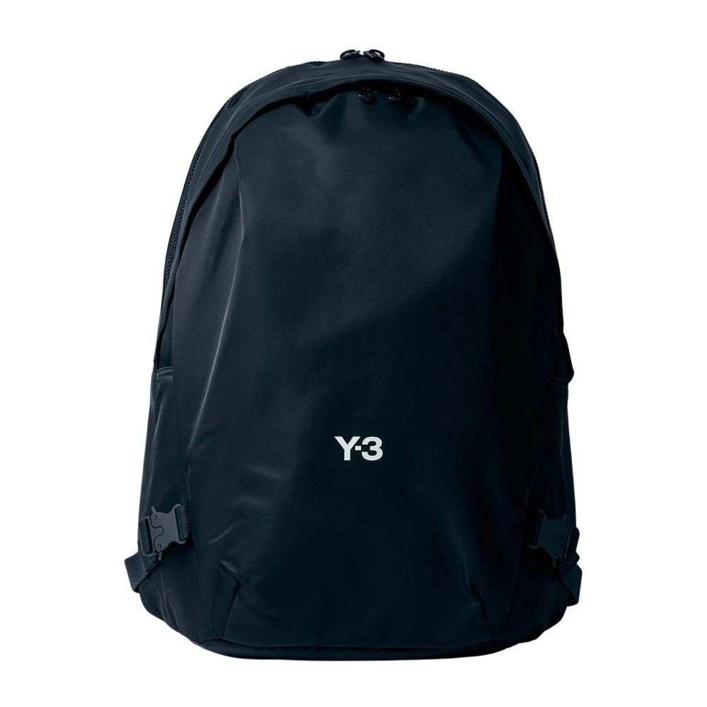 Y-3 Logo Patch Rugzak Black Heren