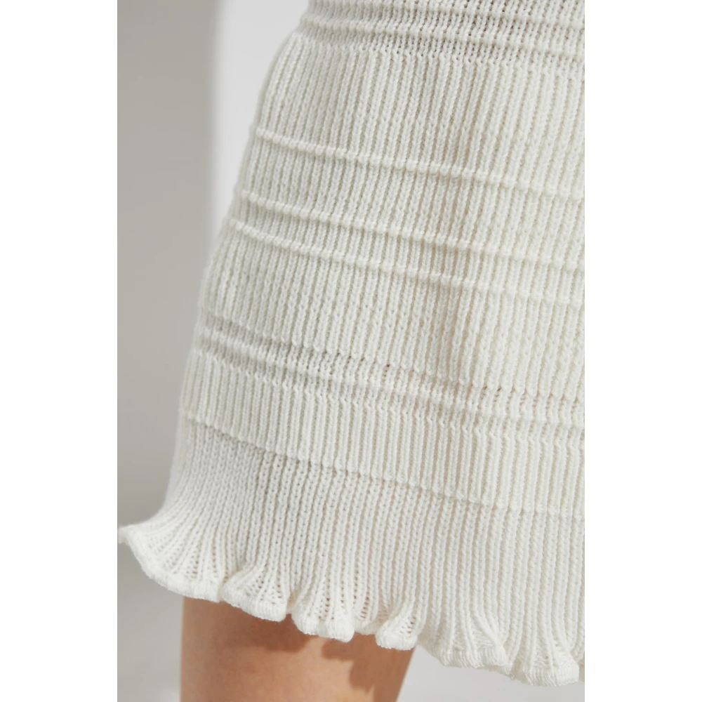 Lanvin Katoenen rok White Dames