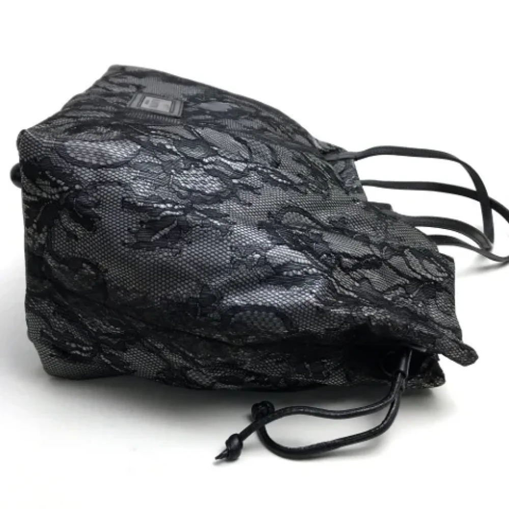 Valentino Vintage Pre-owned Fabric totes Black Dames