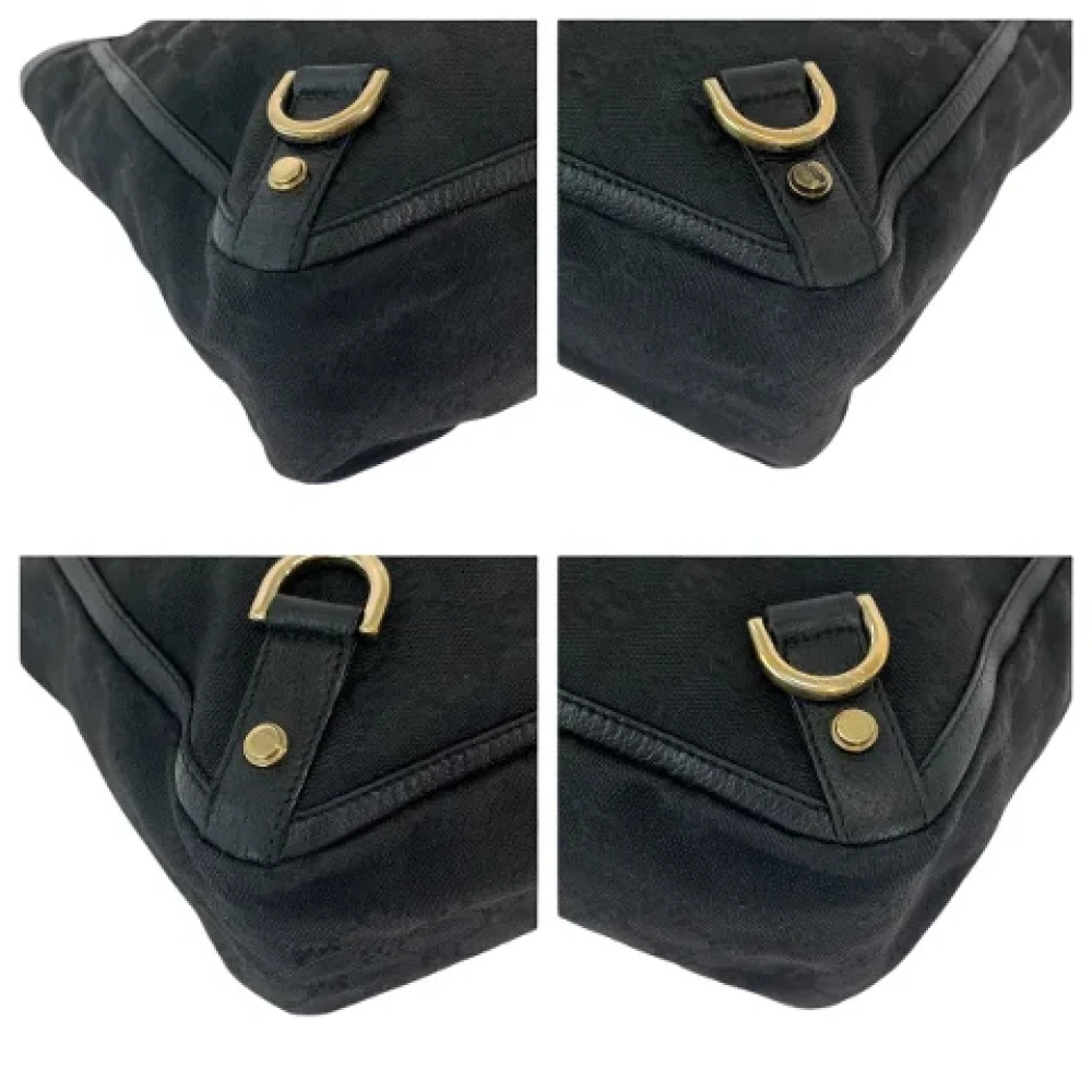 Gucci Vintage Pre-owned Canvas gucci-bags Black Dames