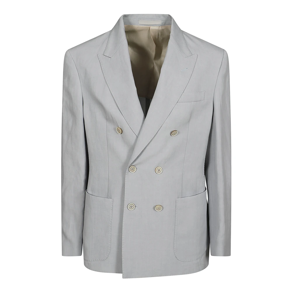 Eleventy Men's Blue Doppio Petto Jacket - Blazers - 2XL - Jackets