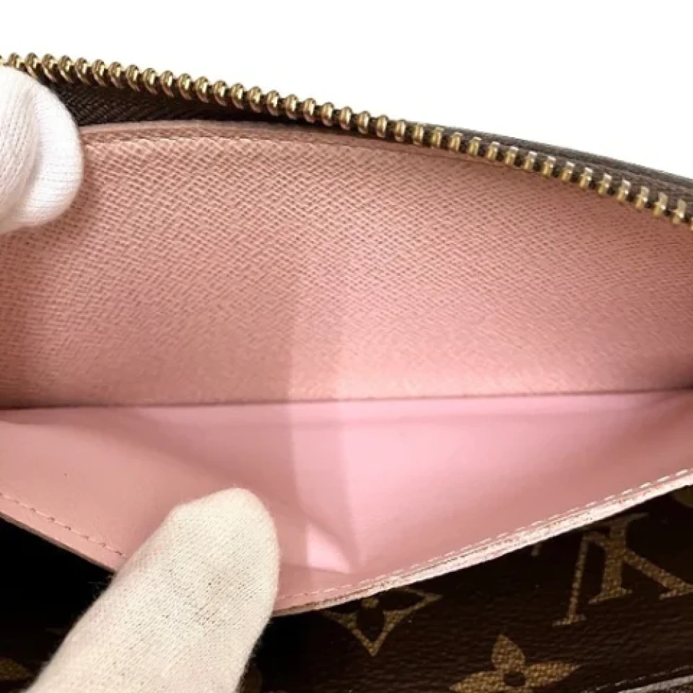 Louis Vuitton Vintage Pre-owned Canvas wallets Brown Dames