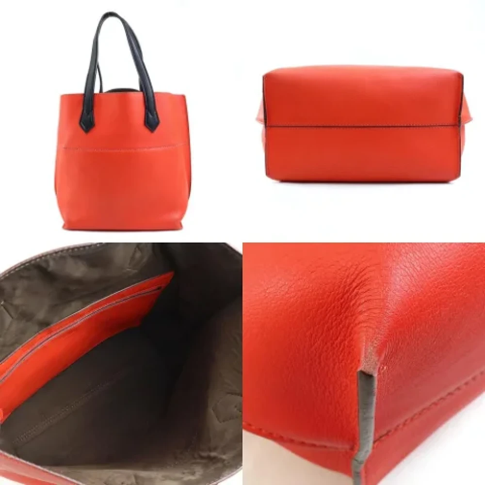 Fendi Vintage Pre-owned Fabric handbags Red Dames