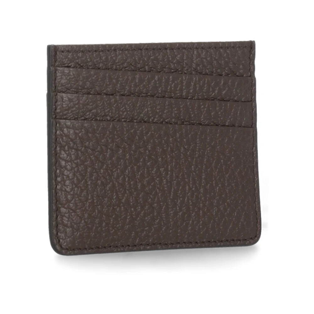 Maison Margiela Bruin Leren Portemonnee met Iconisch Logo Brown Unisex