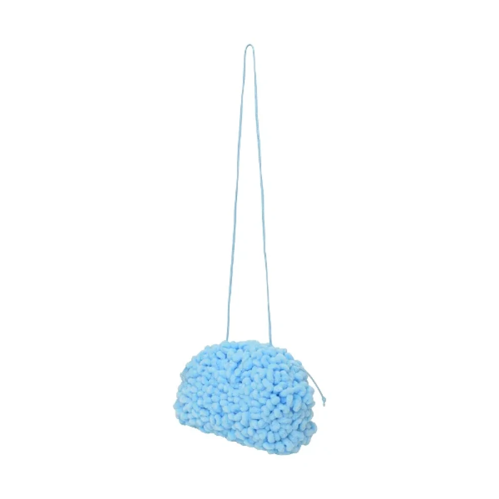 Bottega Veneta Vintage Pre-owned Plastic pouches Blue Dames