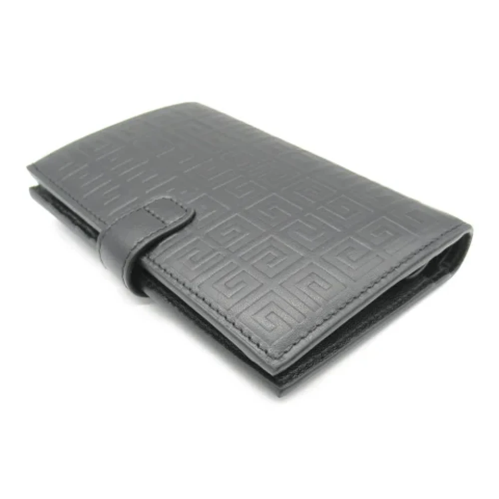 Givenchy Pre-owned Leather wallets Black Unisex