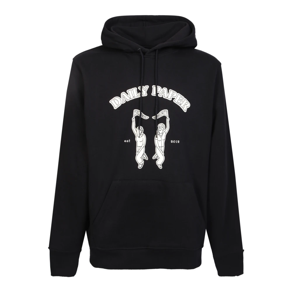 Daily Paper Men's Black Urban Hooded Sweatshirt - Hoodies - Xs - Sweatshirts & Hoodies