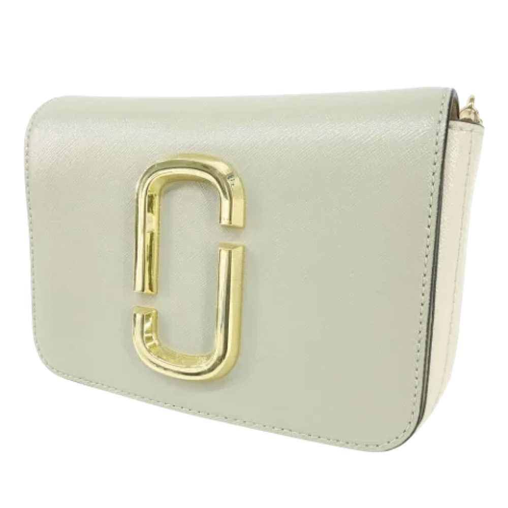 Marc Jacobs Pre-owned Leather shoulder-bags Beige Dames