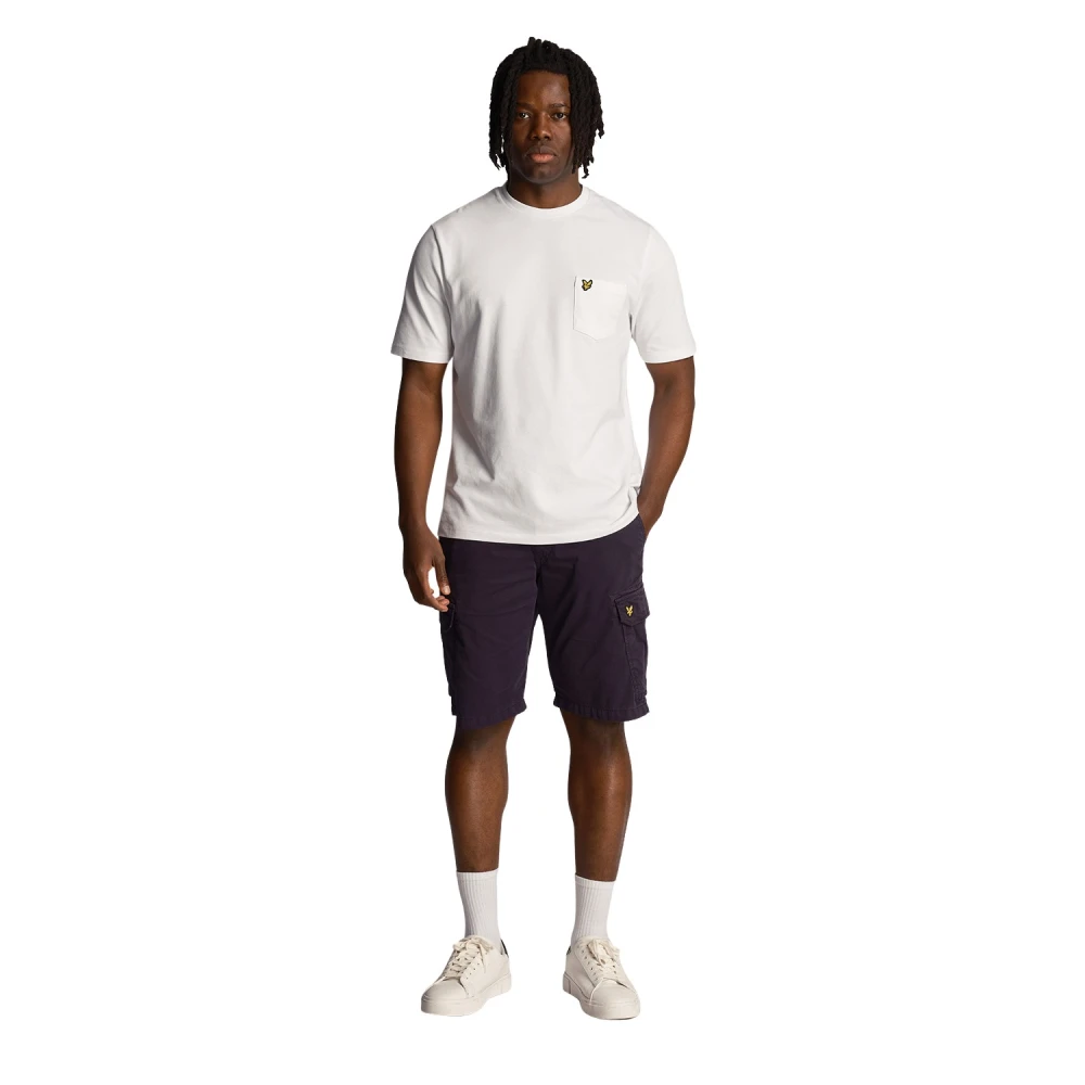 Lyle & Scott Cargo Shorts Wembley Stijl Blue Heren