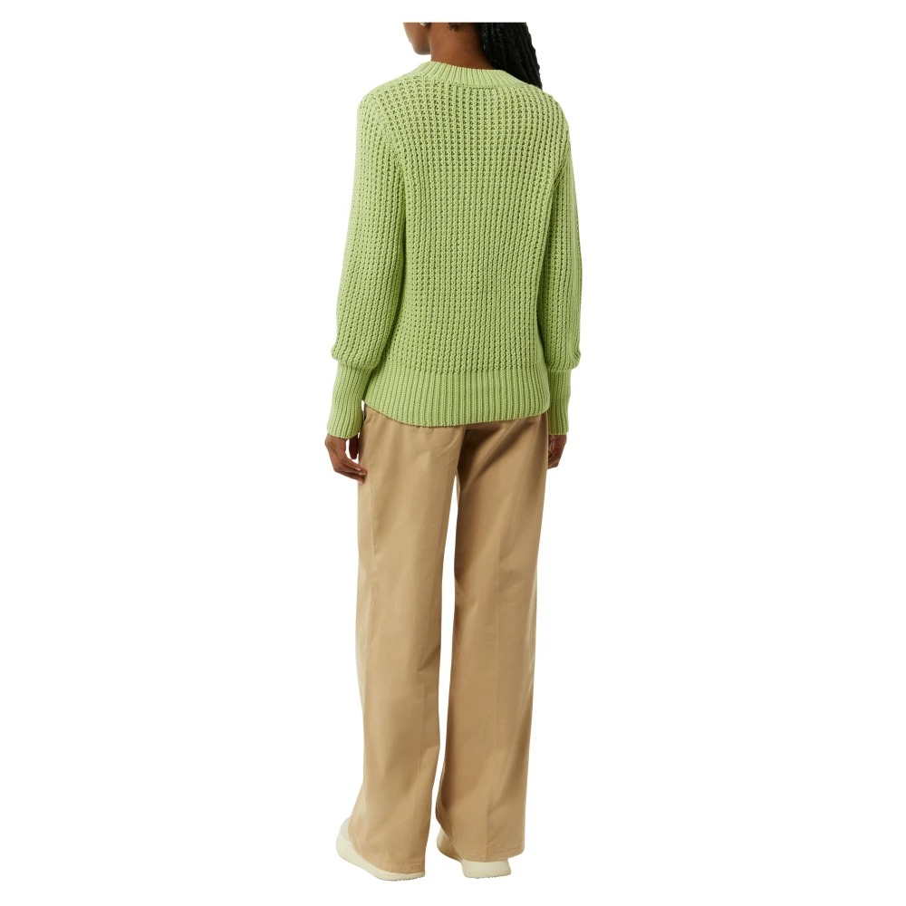 comma Relaxed Fit Gebreide Trui Green Dames