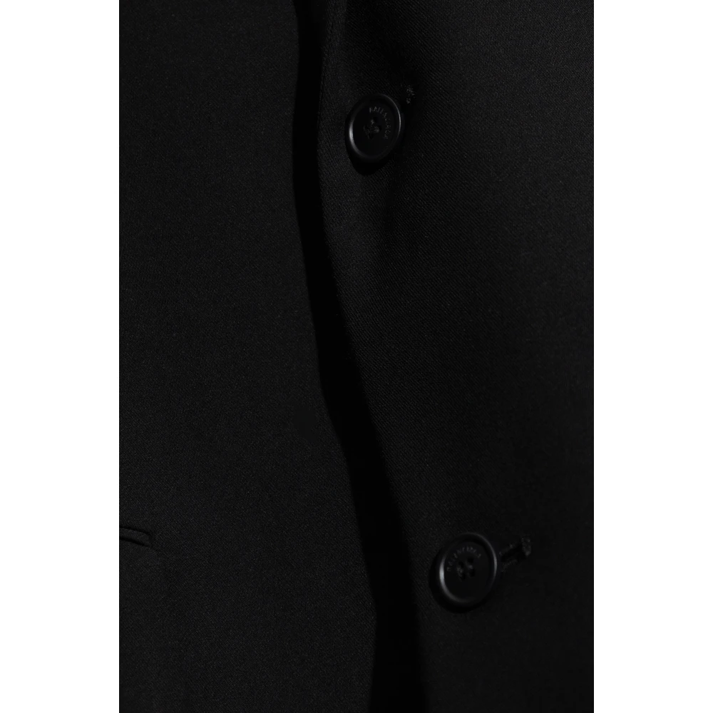 Balenciaga Jurk met blazer motief Black Dames
