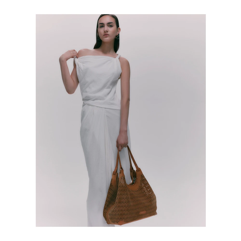 Gianni Chiarini Schoudertas Brown Dames