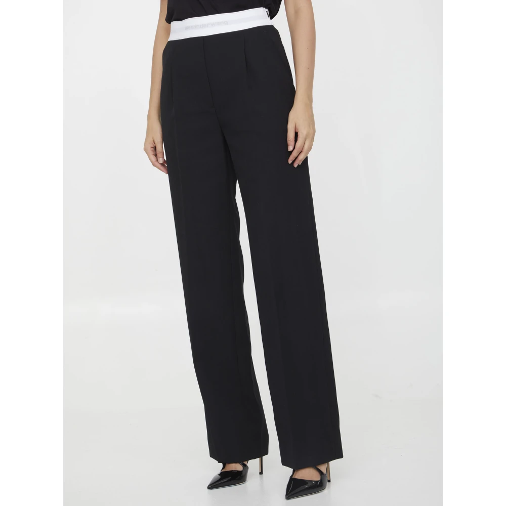alexander wang Zwarte op maat gemaakte broek voor dames Black Dames