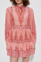 paisley-print-mini-dress