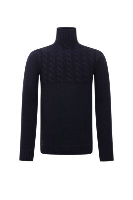 blue-wool-turtleneck-with-turtleneck