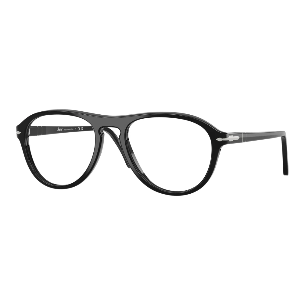 Persol , Glasses, Unisex, Black, 55 Mm, Stylish Eyeglasses Lynn Color 95