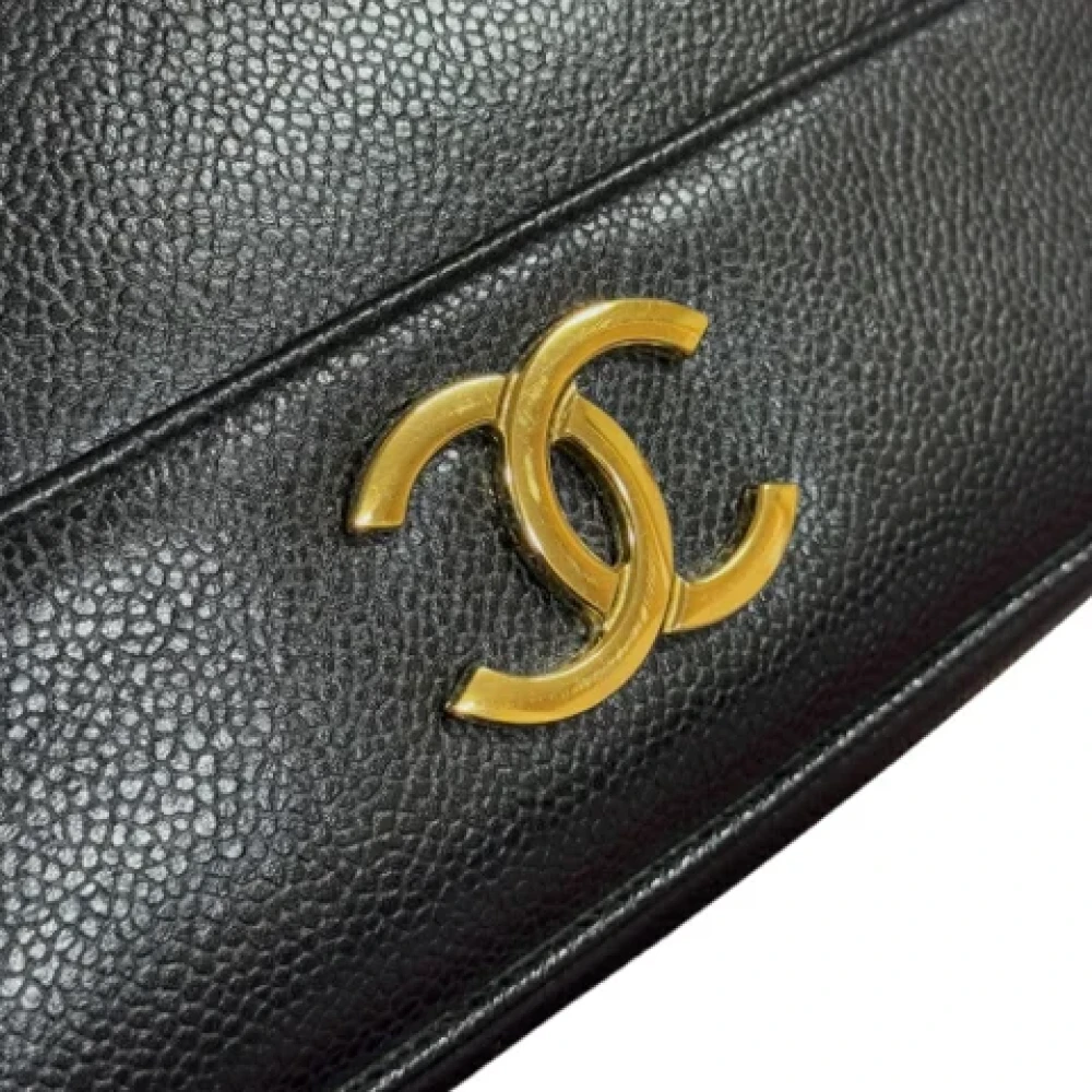Chanel Vintage Pre-owned Leather chanel-bags Black Dames