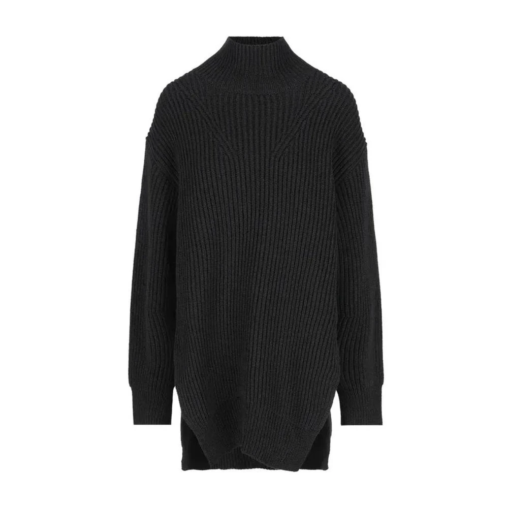 Jil Sander Wool Turtleneck Jumper Women Italy - Female - Turtlenecks - Black - M - Knitwear