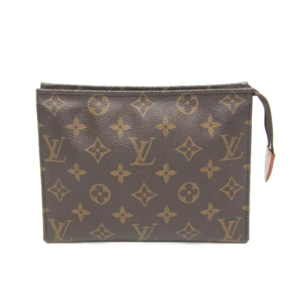 Louis Vuitton Vintage Pre-owned Canvas clutches Brown Dames