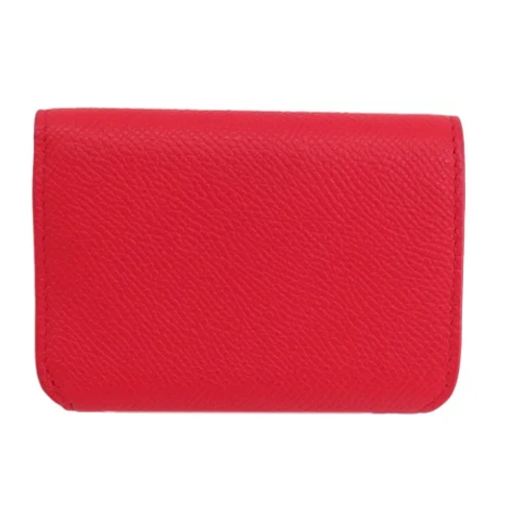 Balenciaga Vintage Pre-owned Leather wallets Red Dames